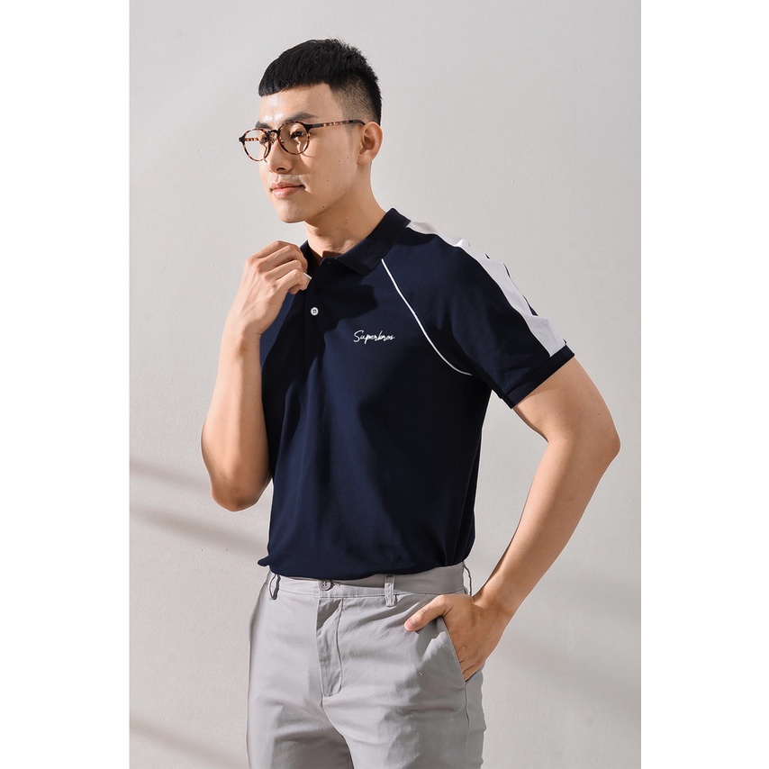 Áo thun polo phối viền