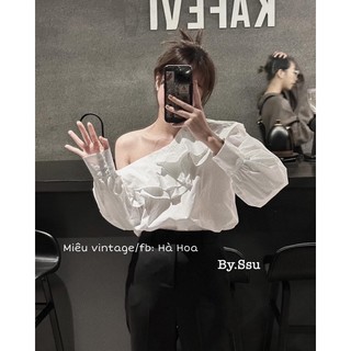Áo thô lêch vai bèo