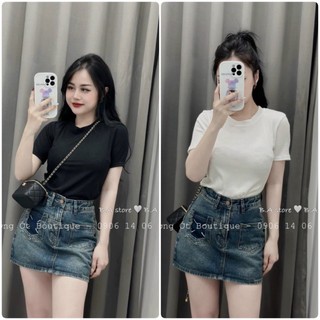 ÁO TĂM CỔ TRÒN CỘC TAY