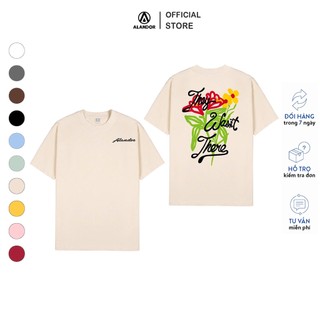 Áo thun nữ form rộng Alandor local brand chính hãng tay lỡ unisex They wasn't there
