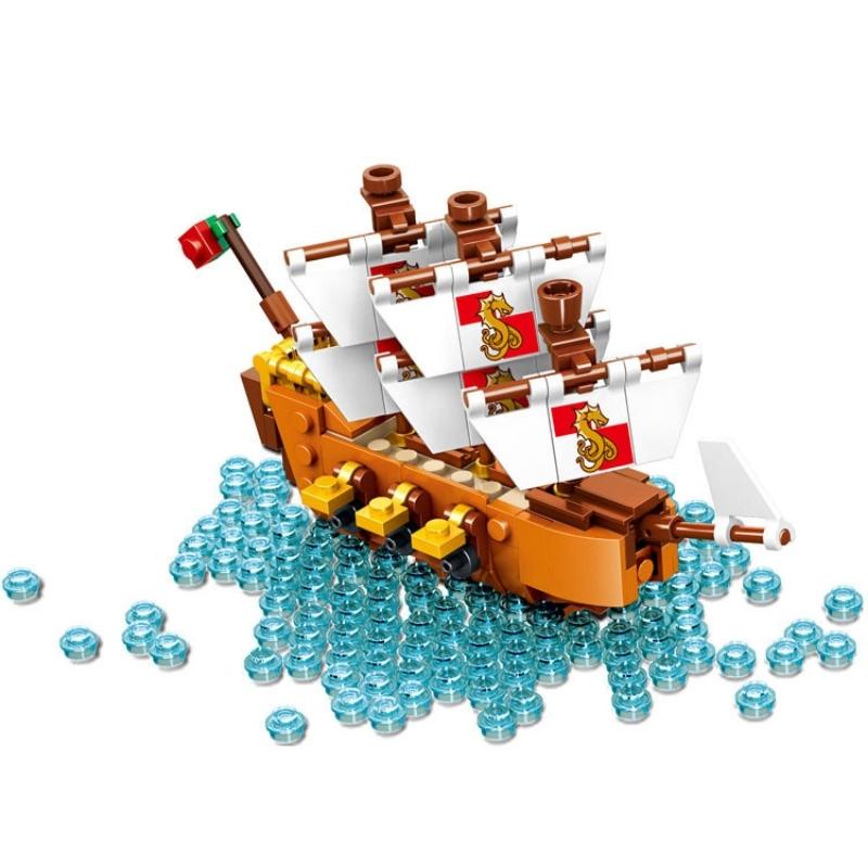 Đồ chơi lắp ráp mô hình dạng lego tàu thuyền trong chai IDEAS 17303