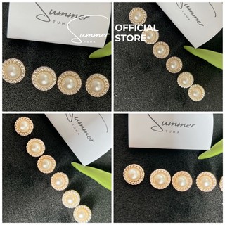 Nút cúc khuy khâu may vá áo sơ mi nữ 1cm 1,1cm 1,2cm len, dạ, cardigan