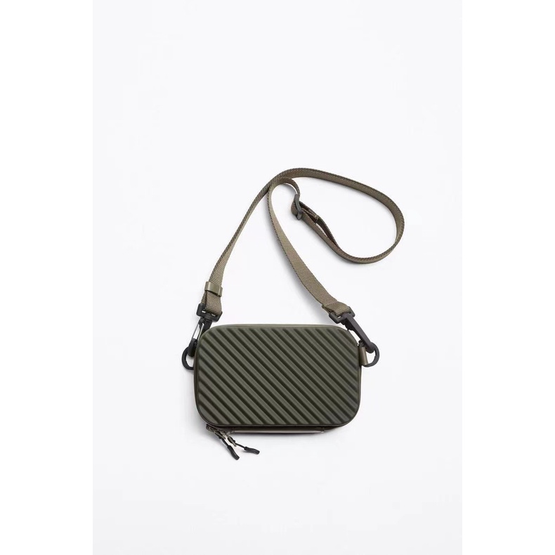 Túi Đeo Chéo Zara Dáng Vuông Nhỏ Thời Trang 2023 Cho Nam
