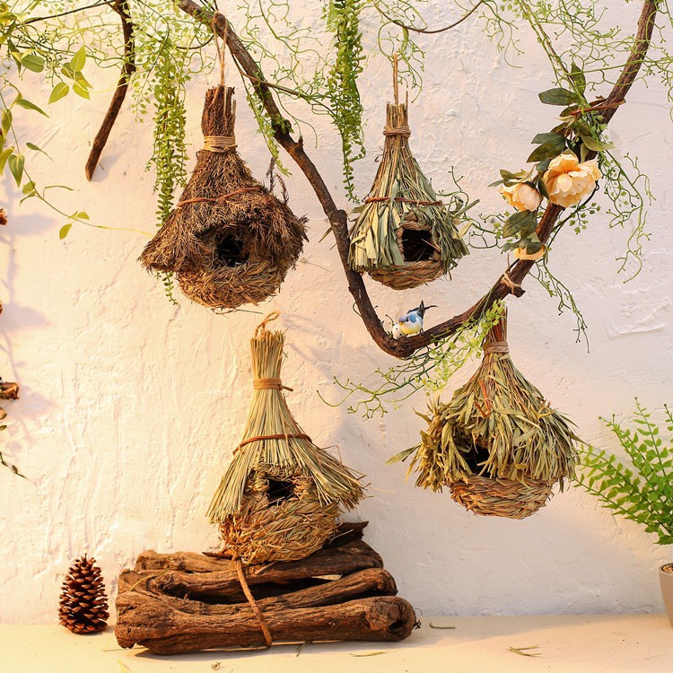 Tổ Chim Đan Thủ Công Để Trang Trí, Decor