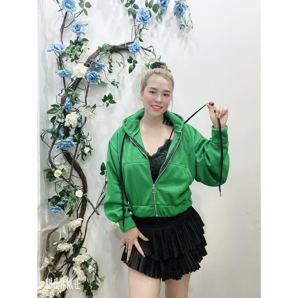 ÁO KHOÁT NỈ TRƠN FORM LỬNG THỜI TRANG SIÊU DỄ THƯƠNG