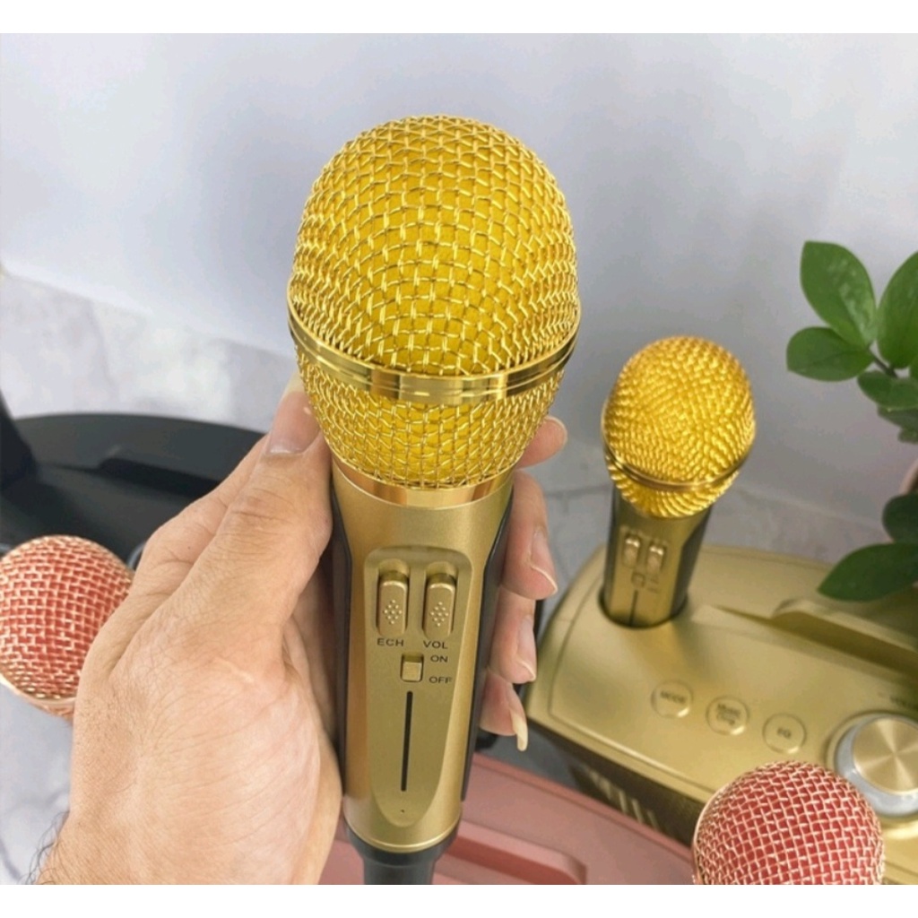 Loa Blueototh Karaoke SDRD 306- Loa Bluetooth không dây- tặng kèm 2 mic Karaoke- Âm thanh hay- Chất lượng