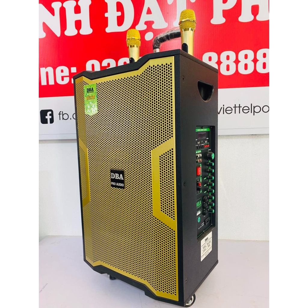 LOA KÉO DBA 1209 - ÂM THANH SIÊU HAY, CÔNG SUẤT 300W, TÍCH HỢP BLUETOOTH VÀ KARAOKE, THÍCH HỢP CHO CÁC HOẠT ĐỘNG NGOÀI T