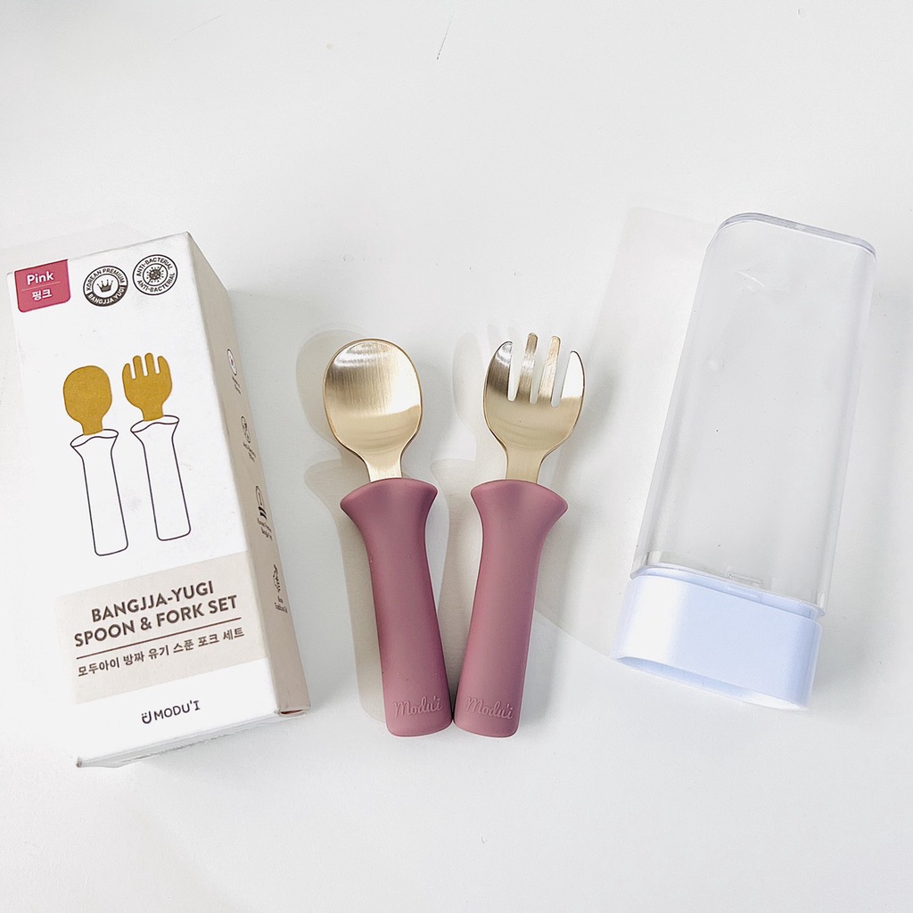 Bộ Thìa Dĩa Ăn Dặm Cho Bé Set Thìa Nĩa Cho Trẻ Tập Ăn Dặm Mẫu Mới Nhất 2023 Chính hãng nuoiconkieuhan