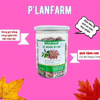Ô mai xí muội , xí muội đào chua ngọt không hạt 500gr P'LANFARM mứt Trái cây sấy đặc sản đà lạt