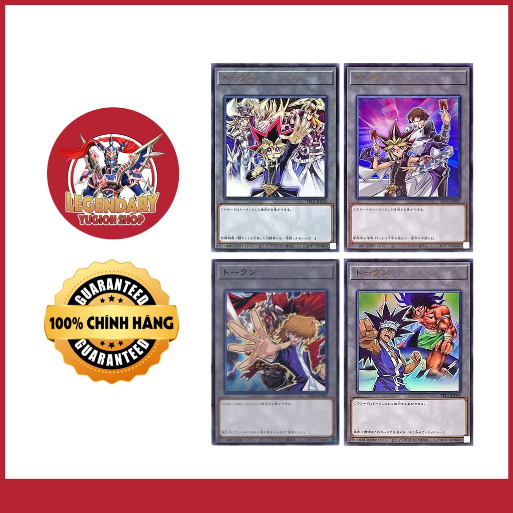 Bộ Sưu Tập - Token - Nhân Vật Anime Yugioh Duel Monster: Yugi, Kaiba, Jonouchi, Anzu,...