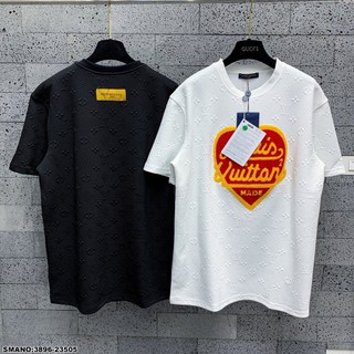 Áo Thun Lv Made Trái Tim chất cotton co dãn 4 chiều cực mát, áo phông mặc cháy phố