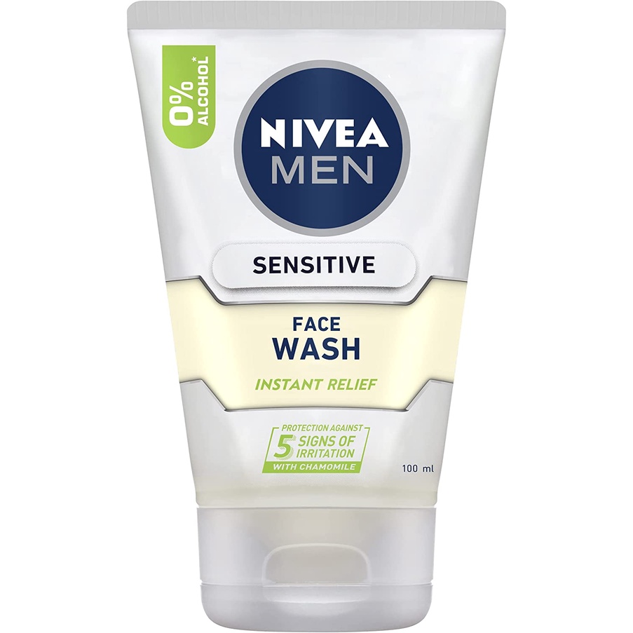 Sữa rửa mặt NIVEA MEN SENSITIVE FACE WASH cho da nhạy cảm nam giới