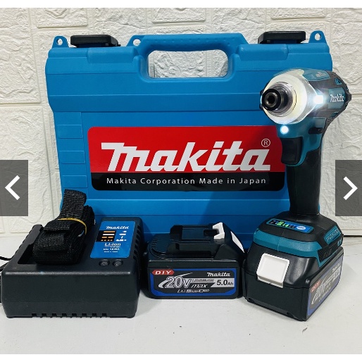 Máy bắn vít Makita không chổi than - Máy chuyên vít MAKITA 2 pin khủng 10 cell - máy vít cao cấp bảo hành 12 tháng