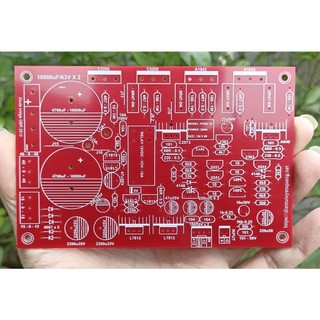 PCB Mạch Công Suất 4 Sò Mono Liền Nguồn - 1 Cái