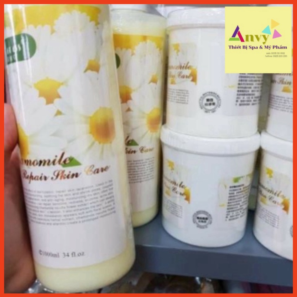 Bộ Chăm Sóc Da Mặt Cơ Bản Hoa Cúc ( Sữa Rửa Mặt + Tẩy Da Chết + Kem Massage + Nước Hoa Hồng )