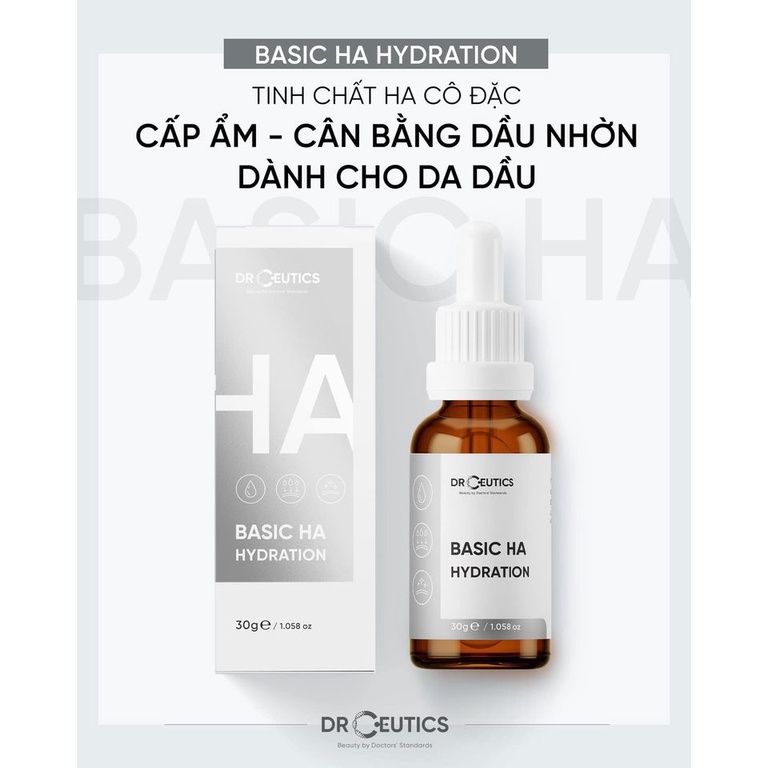 Serum DrCeutics HA cấp ẩm và căng bóng da