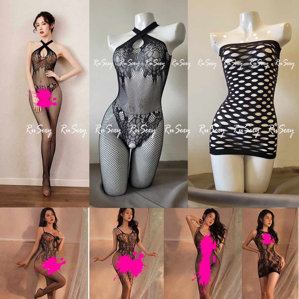 Bodystocking tất liền thân gợi cảm khoét đũng link tổng hợp