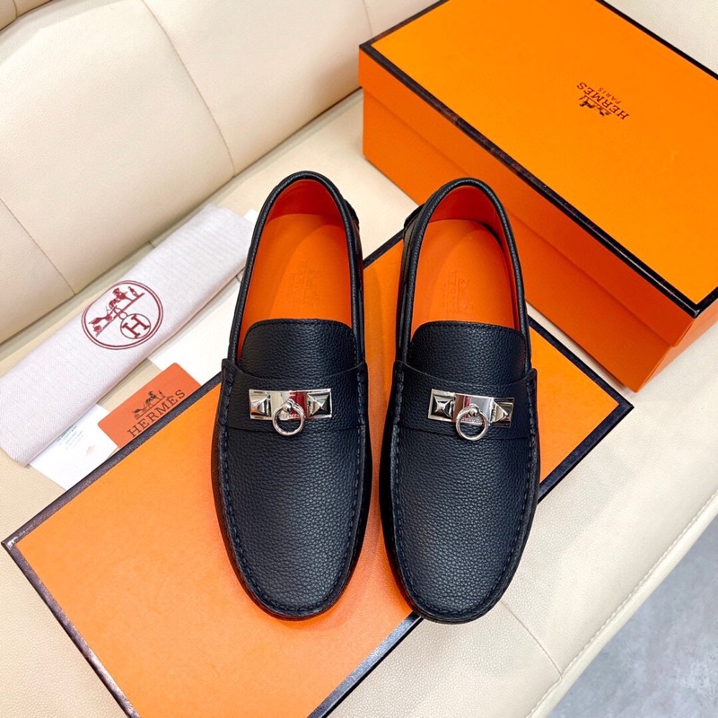 Giày lười nam da nhập khẩu cao cấp mẫu mới 2023 Hermes HM