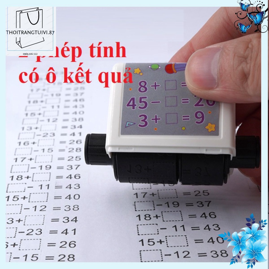 Con lăn Phép Tính, Máy In Máy Tạo Máy In Phép Tính Cộng Trừ  Ngẫu Nhiên Thông Minh Dành Riêng Cho Bé