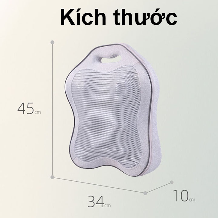 Gối massage cổ vai gáy lưng eo chuyên nghiệp, máy mát xa cổ vai gáy