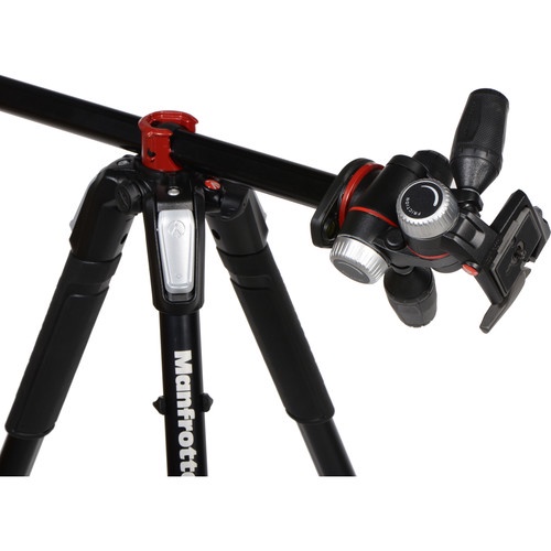 CHÂN MÁY ẢNH TRIPOD MANFROTTO 055 ALU 3-S VỚI ĐẦU XPRO3-3WAY (MK055XPRO3-3W)