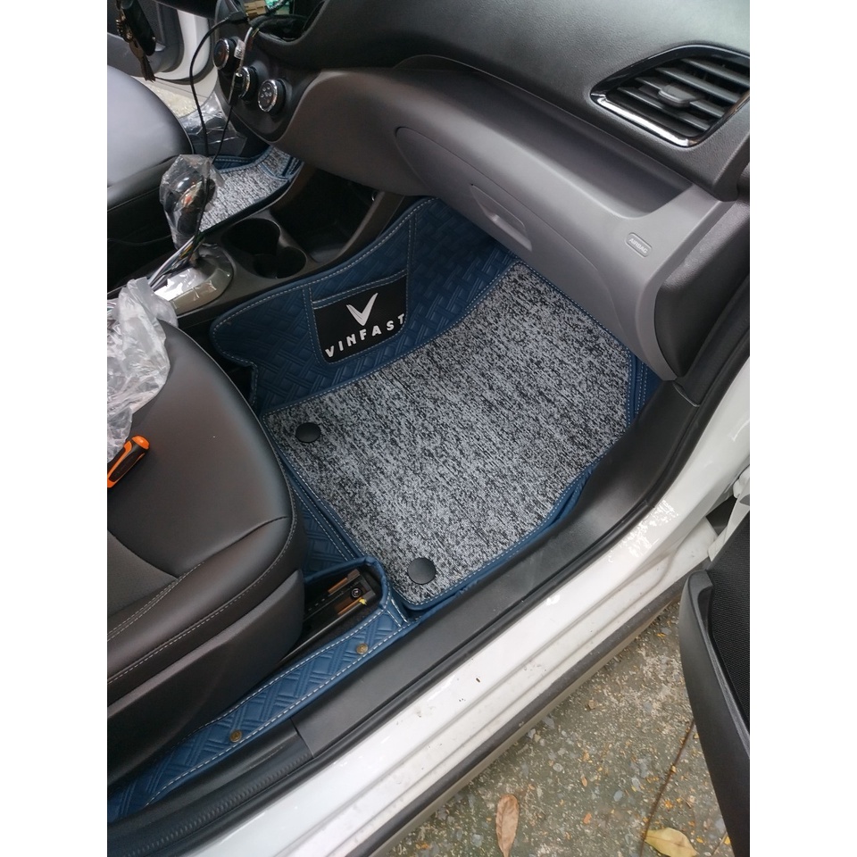 Thảm lót sàn ô tô 5D 6D Vinfast Fadil chống nước, không mùi, phủ kín 90% sàn xe