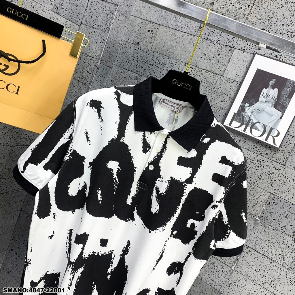 Áo Polo Nam SQUE Loang Cao Cấp Cổ Bẻ Mới Nhất