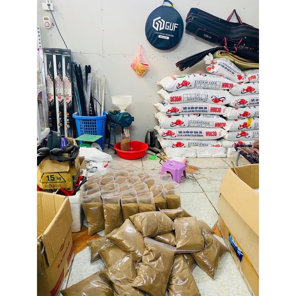 CÁM CÁ THƠM 30% đạm HAID GROUP H9030 . 100% vốn đầu tư của  Singapore .Siêu nhạy ,dụ cá tốt