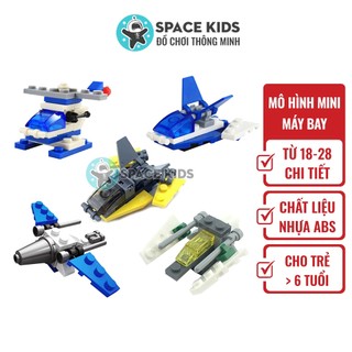 Đồ chơi lắp ráp mô hình 3D máy bay, phi thuyền từ 18 đến 28 chi tiết