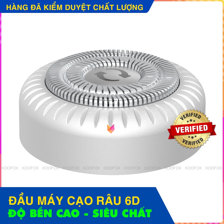 ĐẦU - Máy Cạo Râu Cầm Tay 6D Không Dây Cao Cấp - Máy triệt lông cầm tay - KOOFOX