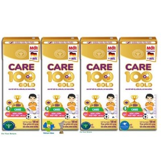 Thùng sữa 48 hộp care 100 gold pha sẵn 180ml