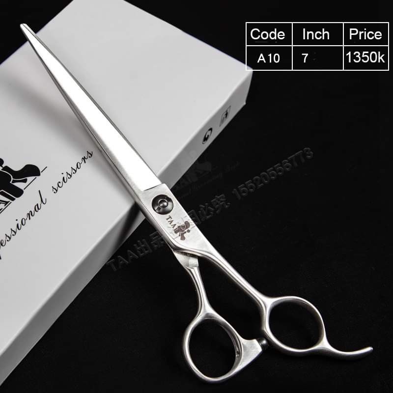 Kéo TAA thẳng 7.0 inch cắt tỉa lông chuyên dụng Grooming cho thú cưng  - Kimi Pet
