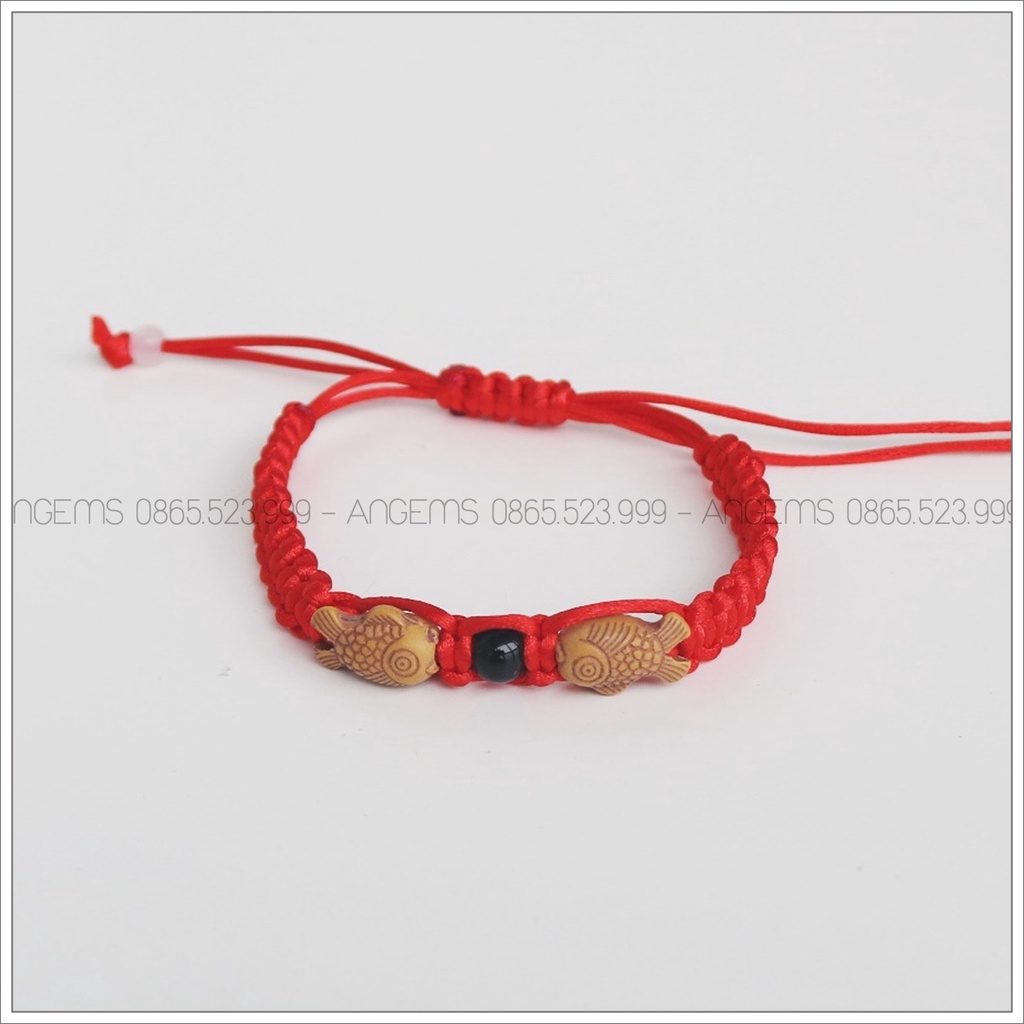 Vòng Tay Chỉ Đỏ Đồng Điếu May Mắn  - Vòng Phong Thủy Tình Duyên Tài Lộc