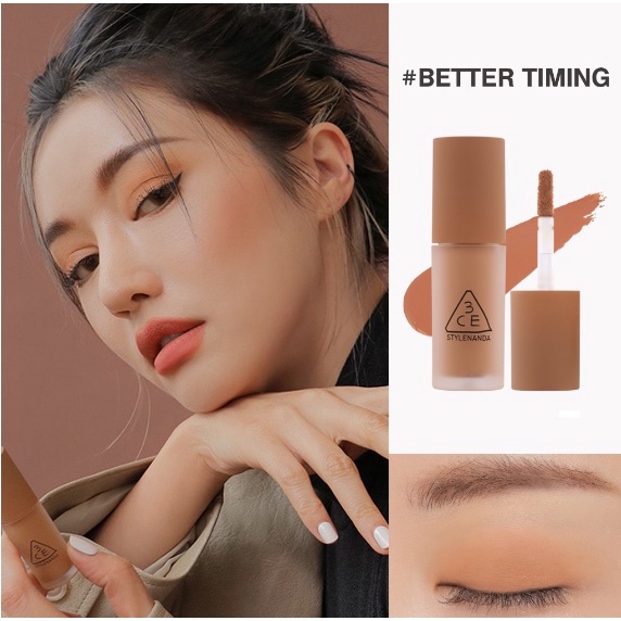 Màu Mắt Dạng Kem 3CE LIQUID PRIMER EYE SHADOW Bền Màu, Lì Mịn - Vamima