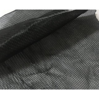 Vải lưới đen polyester khổ rộng 2m4