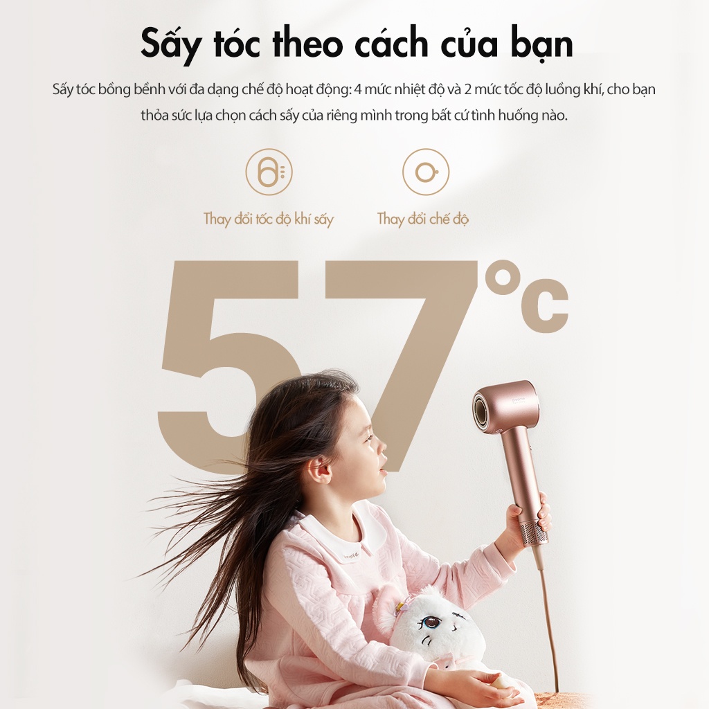 Máy sấy tóc Dreame Glory Standard - Chính hãng - Bảo hành 12 tháng