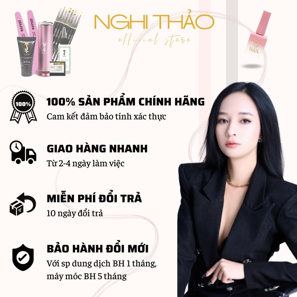 Keo dán móng mini nail box NGHI THẢO set 10 chai