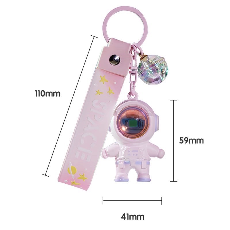 Móc khoá Phi Hành Gia Pastel A26 Dễ Thương, Móc Chìa Khoá Phi Hành Gia Ô tô/ Xe Máy Màu Pastel Đáng Yêu