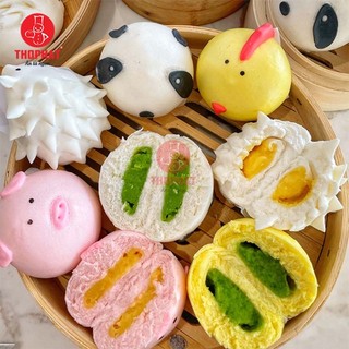 Bánh bao tạo hình thú cưng trứng sữa thơm ngon bổ dưỡng