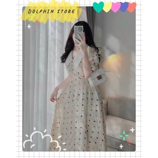 BIGSIZE Đầm hoa bigsize - đầm trắng bigsize