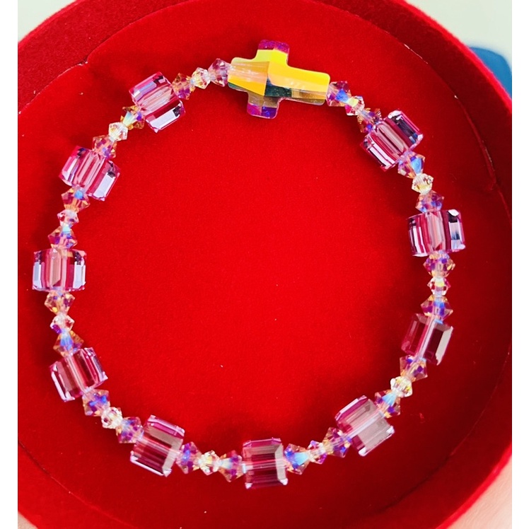 Vòng Tay-Chuỗi 10 Kinh Pha Lê Áo