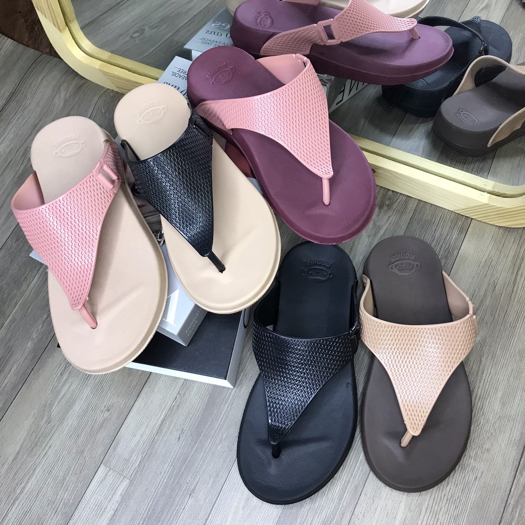 Dép Thái Lan Kẹp Xỏ Ngón MONOBO MONIGA 6.4 Đế Cao 3.5 cm Chính Hãng!