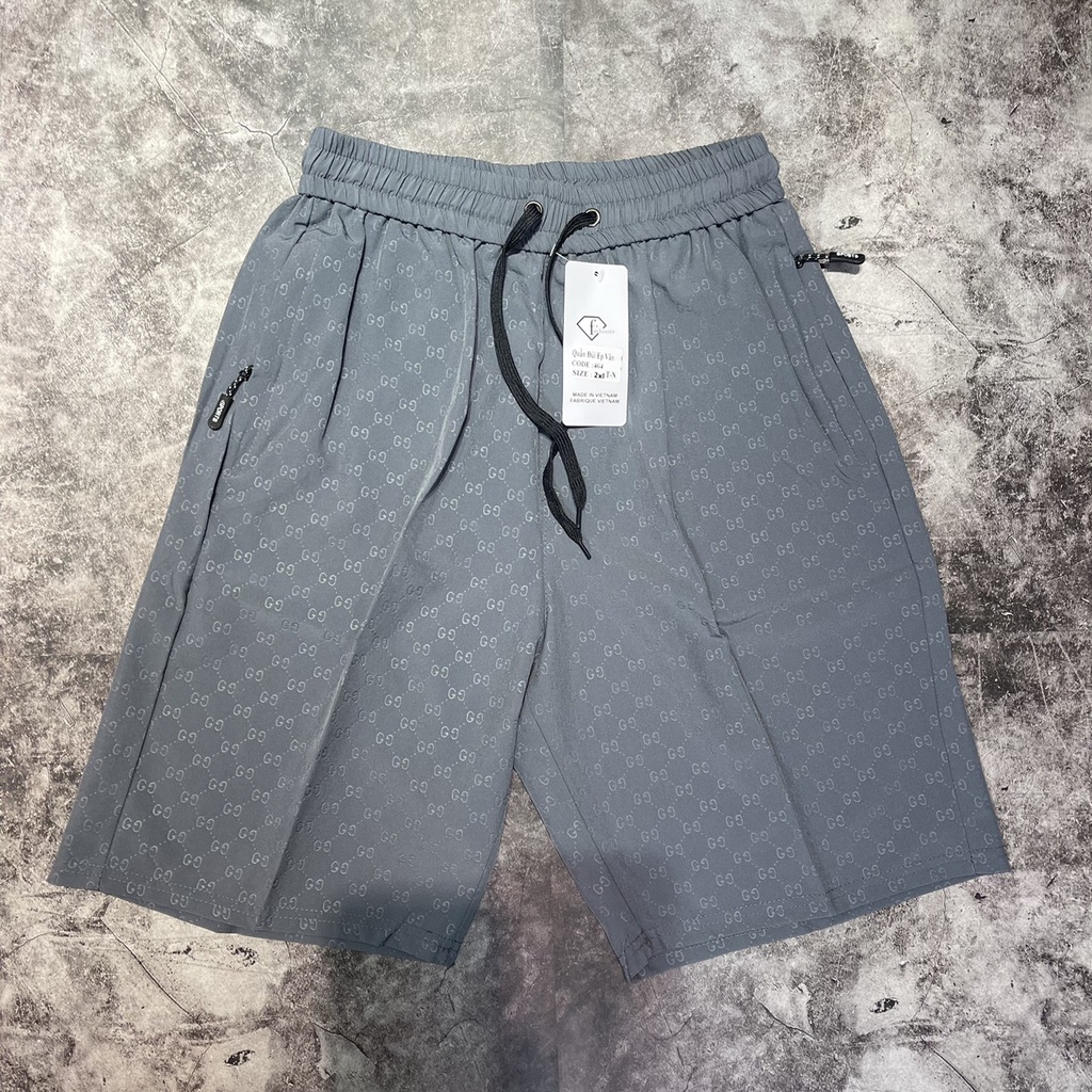 Quần đùi nam in hình 3D hót hít có túi khóa , Chất Liệu Vải co Dãn Cao cấp