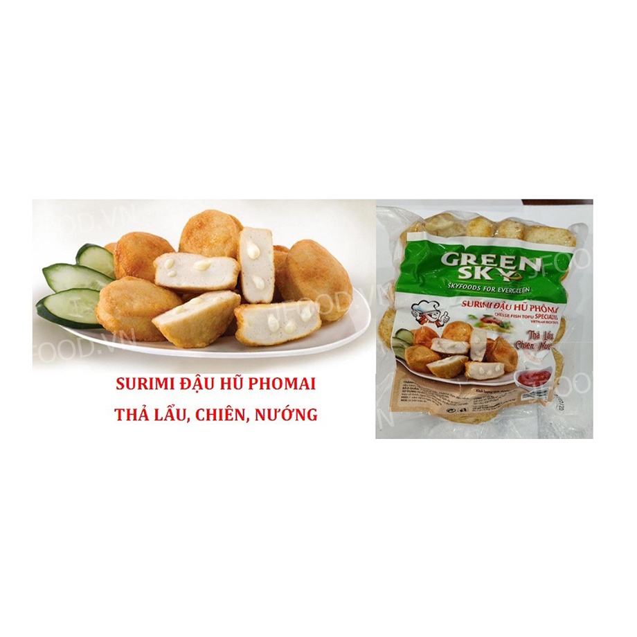 Đậu Hũ Hải Sản Phô Ma siêu nhiều phomai, đậu hũ phomai 500g