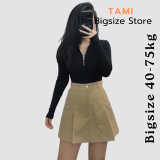 Quần giả váy chất kaki Bigsize, chân váy chữ A có lót trong dày dặn CV158
