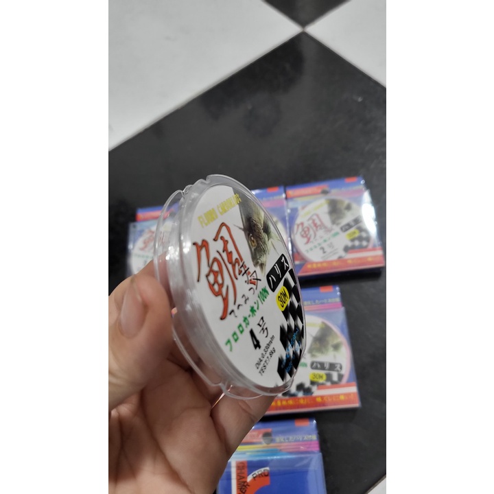 Cước câu thẻo Fluoro Carbon con cá