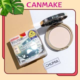 Phấn phủ CANMAKE Nhật MO ML dạng nén kiềm dầu bột nén không màu chống nước trắng da bộ trang điểm chính hãng PP chumia
