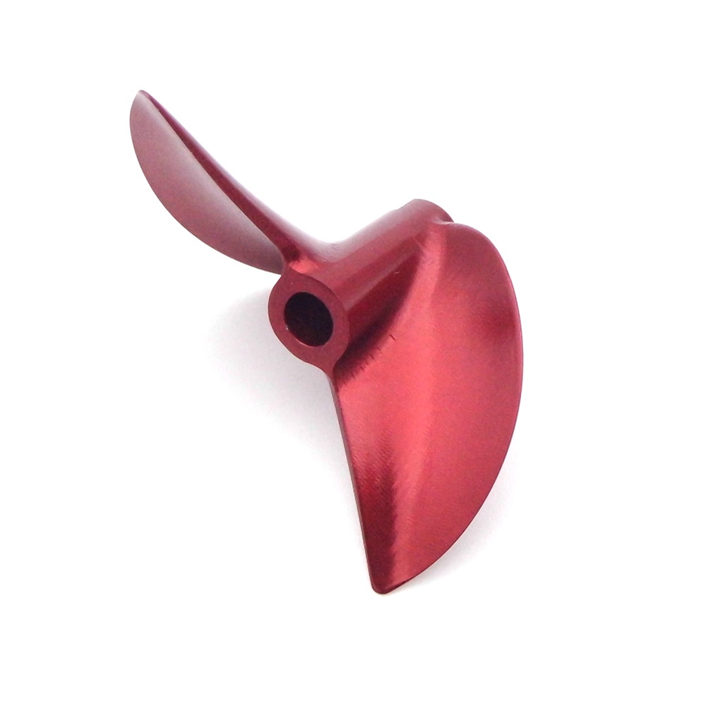 Chân vịt đỏ nhôm CNC 4.76mm Pitch 1.9inches 40-45mm Cho Thuyền Đua RC