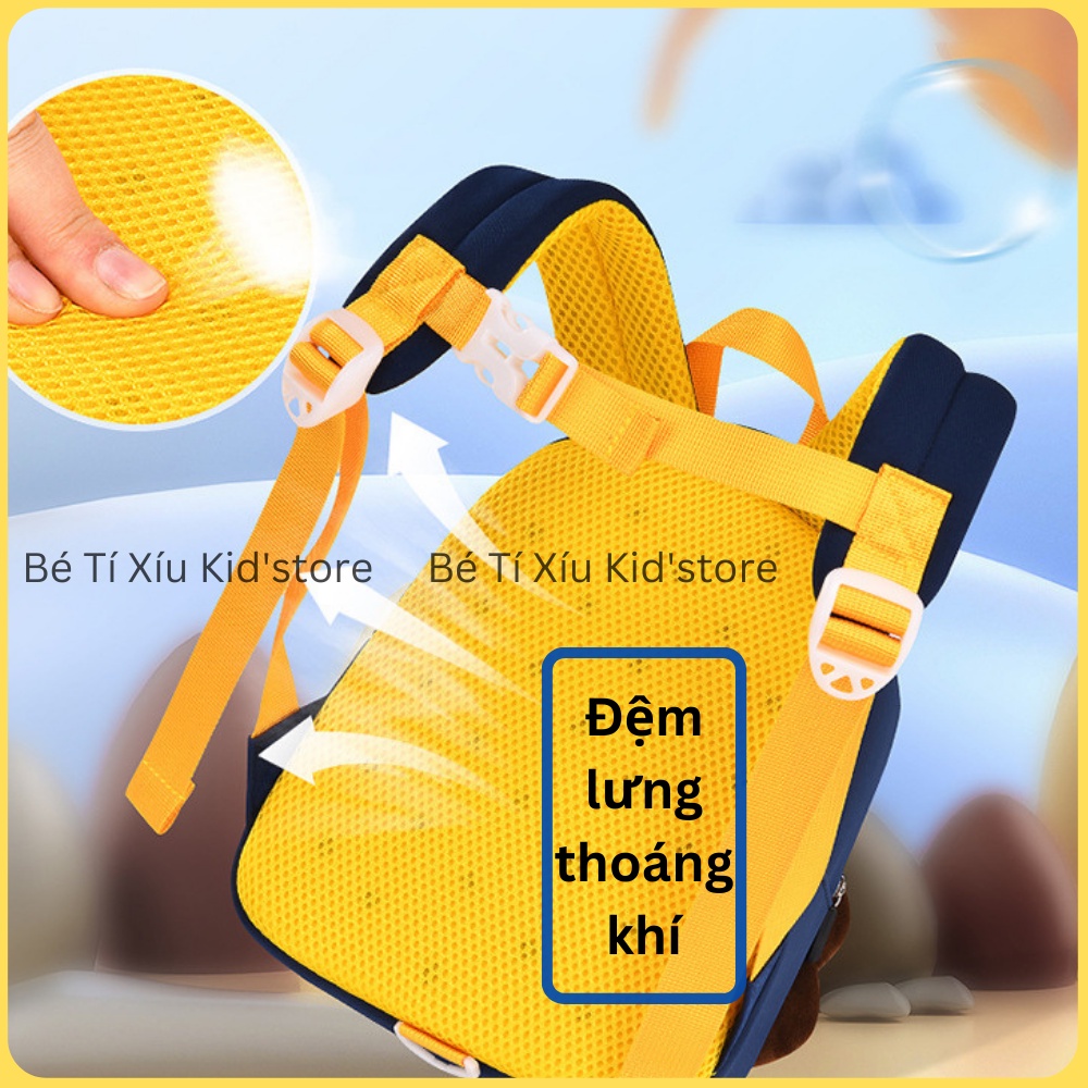 Balo Bọt Biển Siêu Nhẹ OLANG KID Cho Bé Học Mầm Non, Mẫu Giáo
