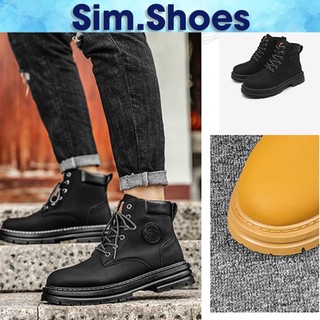 Giày Combat Boots Martin Boots tăng chiều cao 4cm